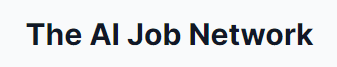 The AI Job Network